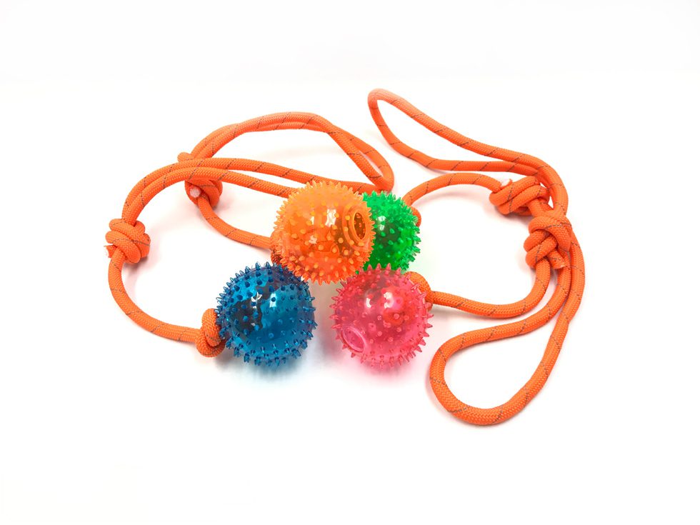 Rubber Spike Rope Balls